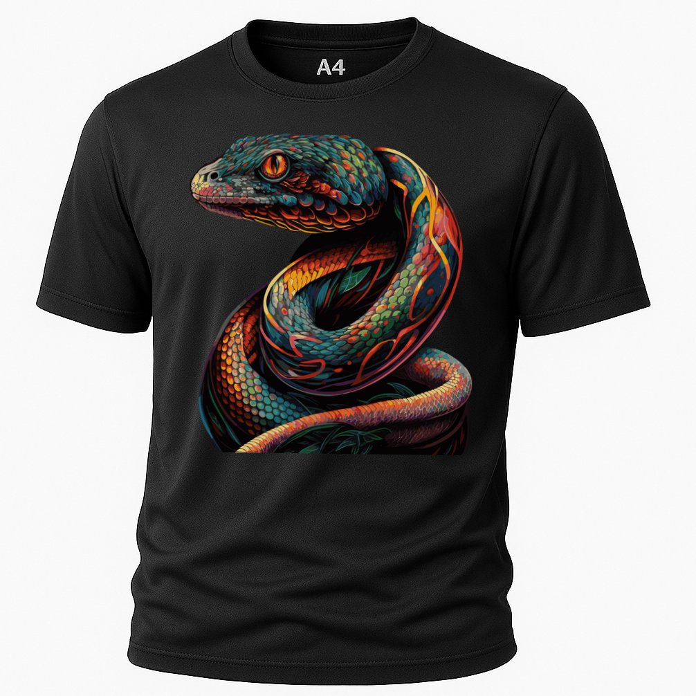 Realistic Snake Posing Performance Shirt