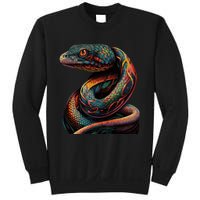 Realistic Snake Posing Sweatshirt