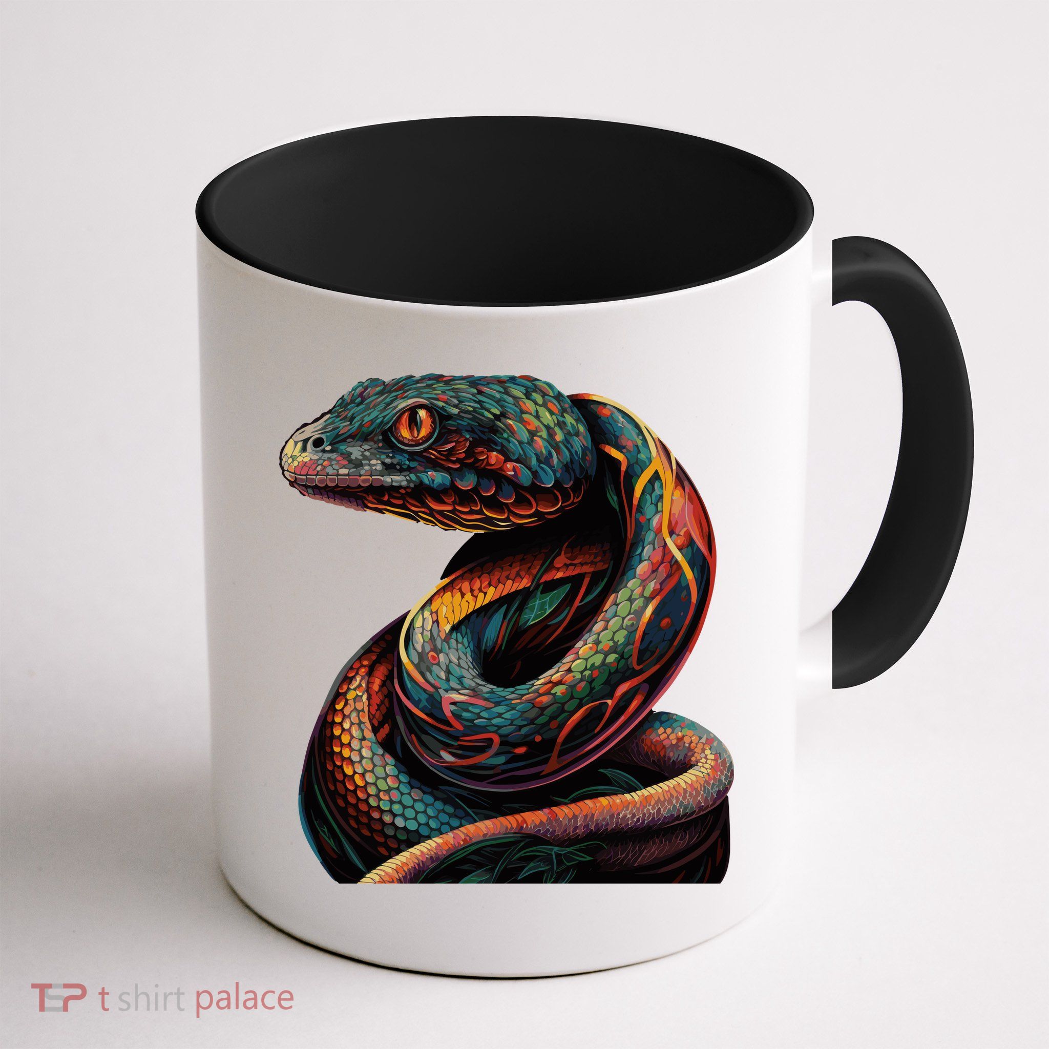 Realistic Snake Posing Mug
