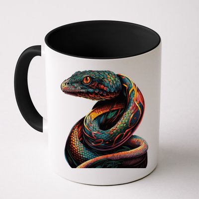 Realistic Snake Posing Mug