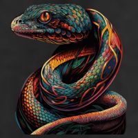 Realistic Snake Posing 15oz Campfire Ceramic Mug