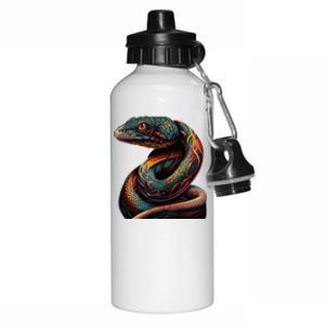 Realistic Snake Posing Aluminum Water Bottle