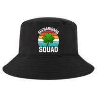Retro St Patricks Day Shenanigans Squad Shamrock St Patricks Day Cool Comfort Performance Bucket Hat