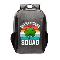 Retro St Patricks Day Shenanigans Squad Shamrock St Patricks Day Vector Backpack