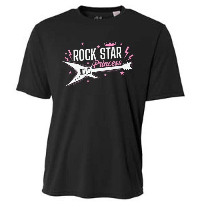 Rock Star Princess Guitar Music Cooling Performance Crew T-Shirt