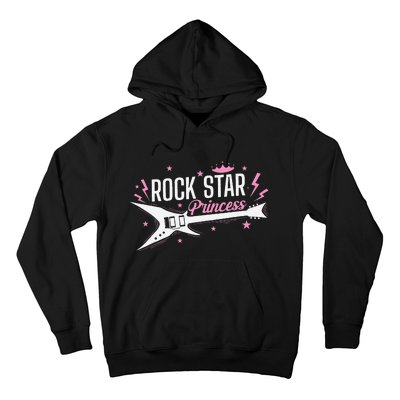 Rock Star Princess Guitar Music Hoodie