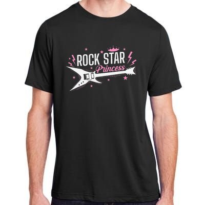 Rock Star Princess Guitar Music Adult ChromaSoft Performance T-Shirt