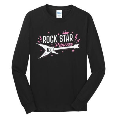 Rock Star Princess Guitar Music Tall Long Sleeve T-Shirt