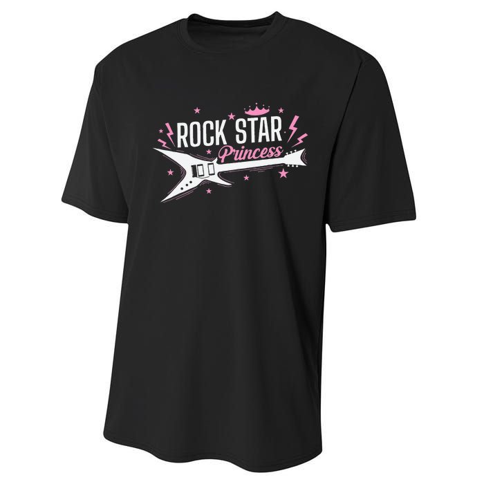 Rock Star Princess Guitar Music Performance Sprint T-Shirt