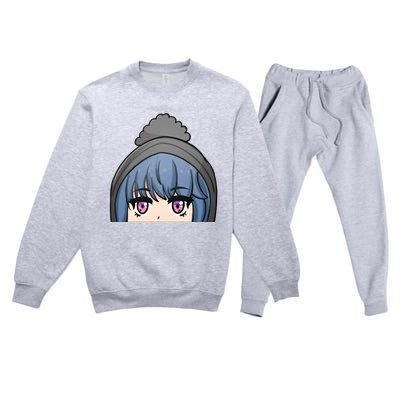 Rin Shima Peeker Premium Crewneck Sweatsuit Set