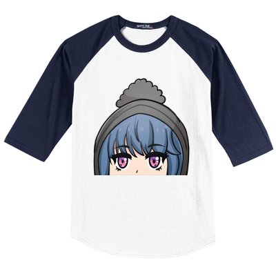 Rin Shima Peeker Baseball Sleeve Shirt