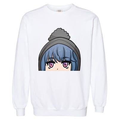 Rin Shima Peeker Garment-Dyed Sweatshirt