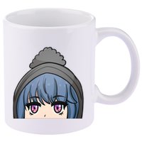 Rin Shima Peeker 11oz C Handle Ceramic Mug
