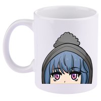 Rin Shima Peeker 11oz C Handle Ceramic Mug