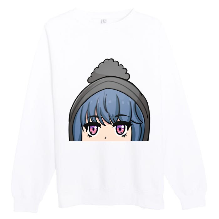 Rin Shima Peeker Premium Crewneck Sweatshirt