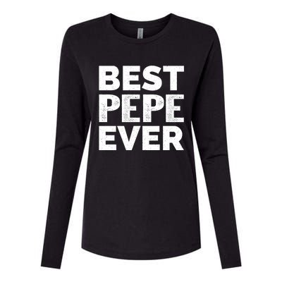 Retro Style Presents For Pepe Vintage Funny Best Pepe Ever Meaningful Gift Womens Cotton Relaxed Long Sleeve T-Shirt