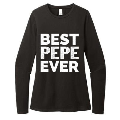 Retro Style Presents For Pepe Vintage Funny Best Pepe Ever Meaningful Gift Womens CVC Long Sleeve Shirt