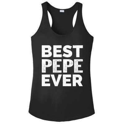 Retro Style Presents For Pepe Vintage Funny Best Pepe Ever Meaningful Gift Ladies PosiCharge Competitor Racerback Tank