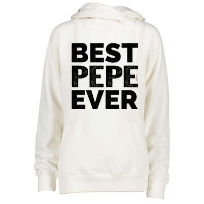 Retro Style Presents For Pepe Vintage Funny Best Pepe Ever Meaningful Gift Womens Funnel Neck Pullover Hood