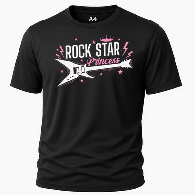 Rock Star Princess Guitar Music Cooling Performance Crew T-Shirt