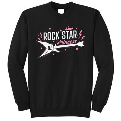 Rock Star Princess Guitar Music Sweatshirt