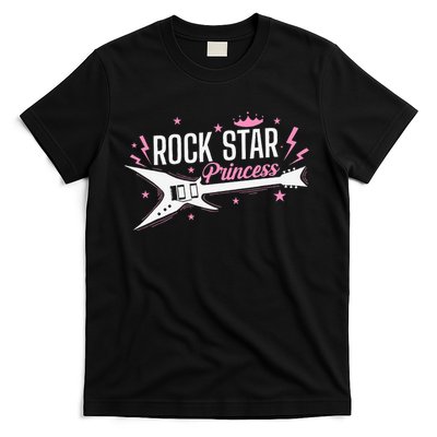 Rock Star Princess Guitar Music T-Shirt