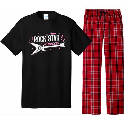 Rock Star Princess Guitar Music Pajama Set