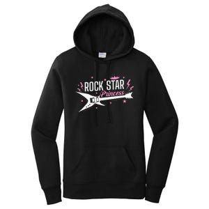 Rock Star Princess Guitar Music Women's Pullover Hoodie