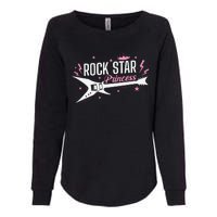 Rock Star Princess Guitar Music Womens California Wash Sweatshirt