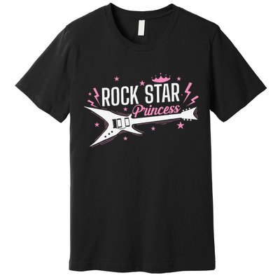 Rock Star Princess Guitar Music Premium T-Shirt