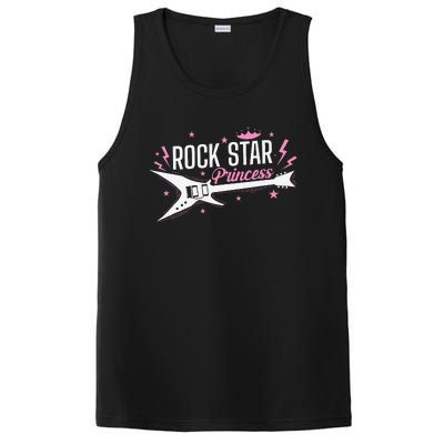 Rock Star Princess Guitar Music PosiCharge Competitor Tank