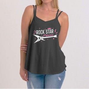 Rock Star Princess Guitar Music Women's Strappy Tank