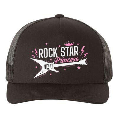 Rock Star Princess Guitar Music Yupoong Adult 5-Panel Trucker Hat