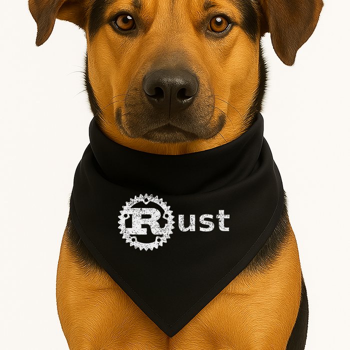 Rust Software Programming Developing And Coding Community USA-Made Doggie Bandana