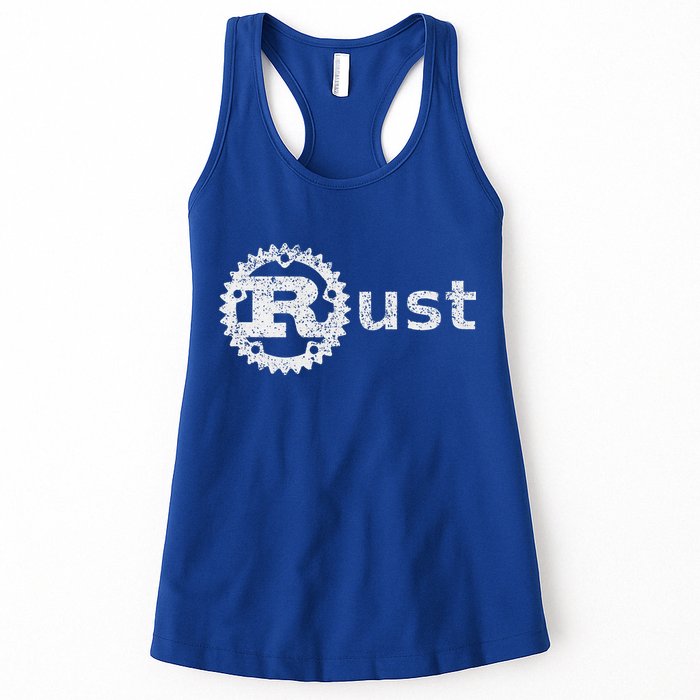 Rust Software Programming Developing And Coding Community Women's Racerback Tank