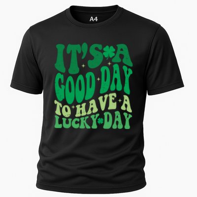 Retro St Patricks Day Irish Its A Good Day To Have A Lucky Day Performance Shirt