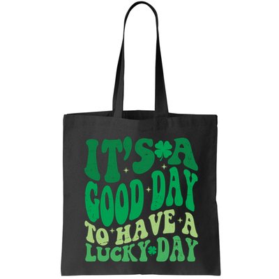Retro St Patricks Day Irish Its A Good Day To Have A Lucky Day Bag
