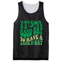 Retro St Patricks Day Irish Its A Good Day To Have A Lucky Day Mesh Reversible Basketball Jersey Tank