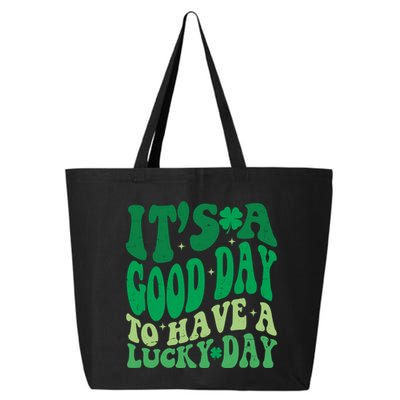 Retro St Patricks Day Irish Its A Good Day To Have A Lucky Day 25L Jumbo Tote