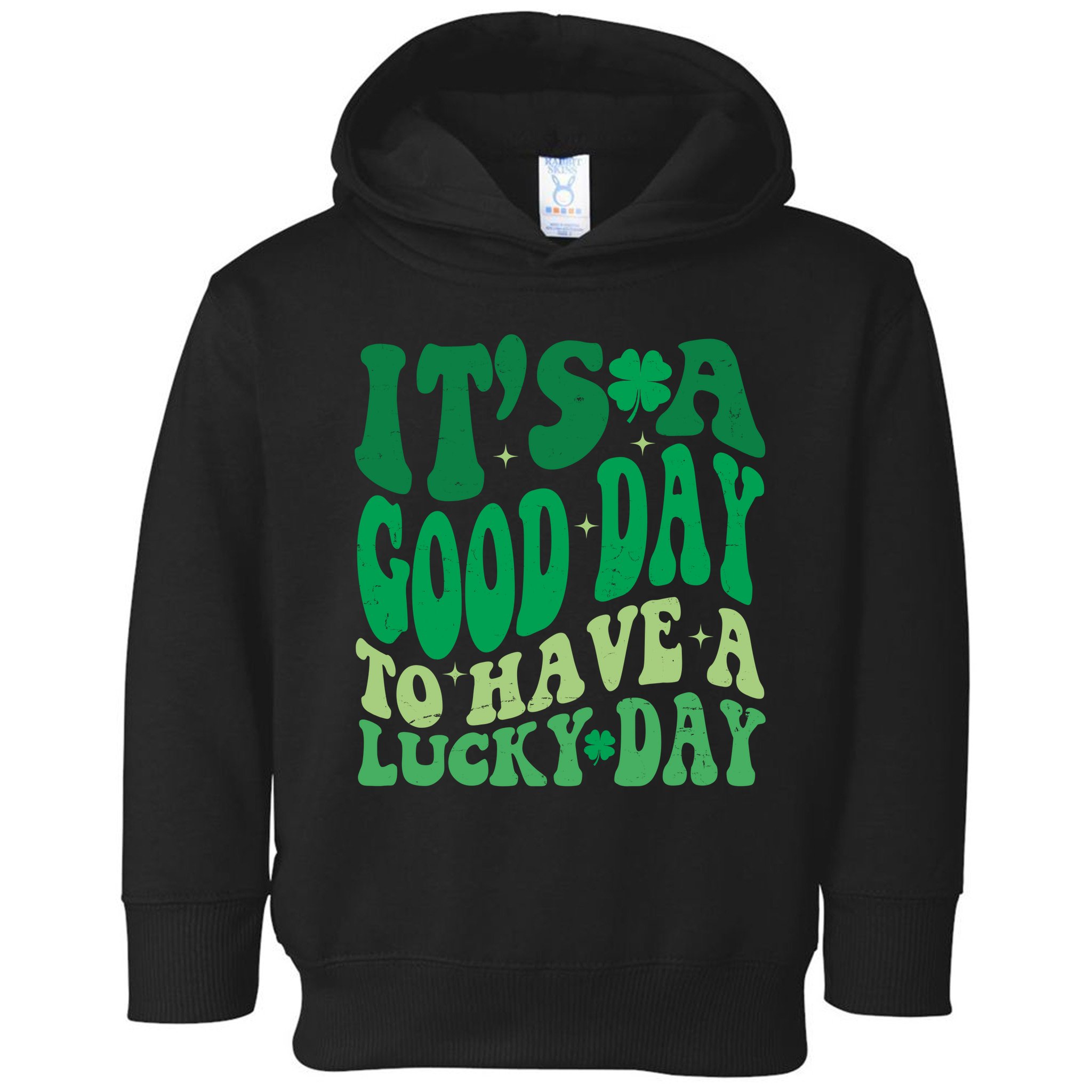 Retro St Patricks Day Irish Its A Good Day To Have A Lucky Day Toddler Hoodie