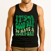 Retro St Patricks Day Irish Its A Good Day To Have A Lucky Day Tank Top