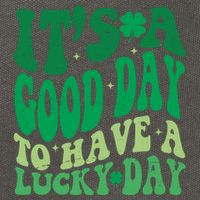 Retro St Patricks Day Irish Its A Good Day To Have A Lucky Day Cotton Canvas Backpack