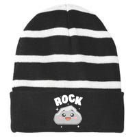 Rock Scissors Paper Halloween Costumes Group Family Striped Beanie with Solid Band