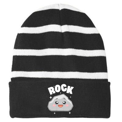 Rock Scissors Paper Halloween Costumes Group Family Striped Beanie with Solid Band