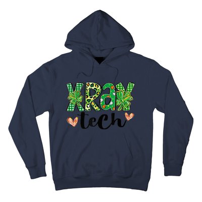 Radiology St. PatrickS Day Xray Tech Leopard Shamrock Hoodie