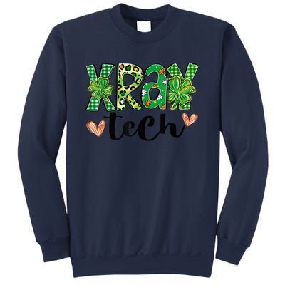 Radiology St. PatrickS Day Xray Tech Leopard Shamrock Sweatshirt