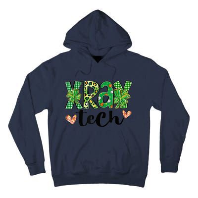 Radiology St. PatrickS Day Xray Tech Leopard Shamrock Tall Hoodie