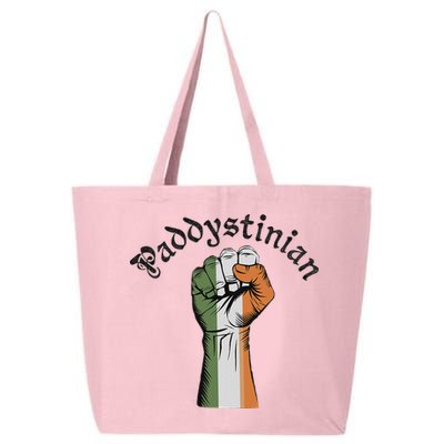 Retro Strong Paddystinian Irish Palestine Flag 25L Jumbo Tote