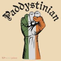 Retro Strong Paddystinian Irish Palestine Flag Zip Tote Bag