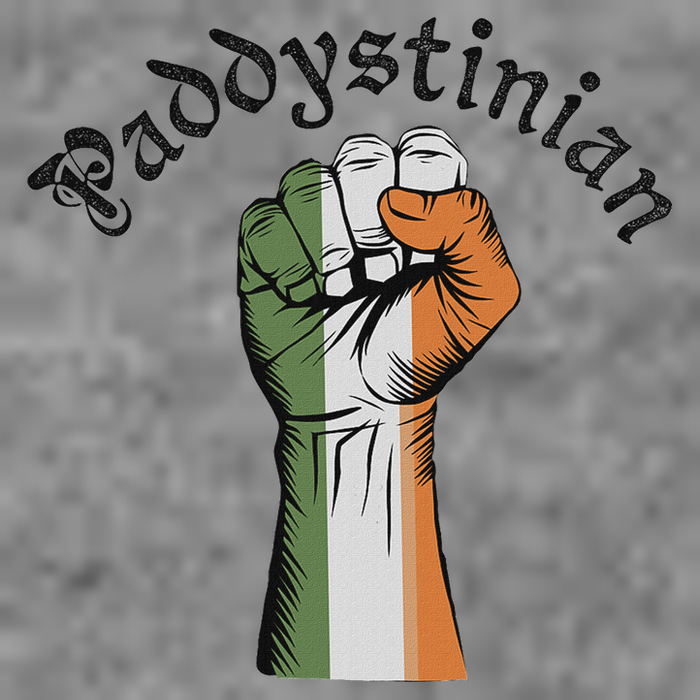 Retro Strong Paddystinian Irish Palestine Flag Toddler Sweatshirt
